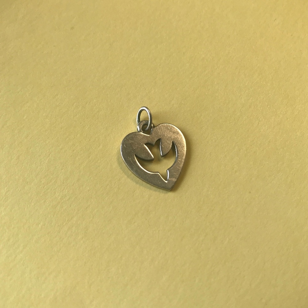 James Avery Dove/Heart Charm